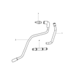 2005 Dodge Stratus Air Intake Coupling Diagram - 4792434AD