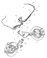 Dodge Stratus Brake Line Diagram - 4764386AA