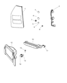 Dodge Magnum Back Up Light Diagram - 4805967AH