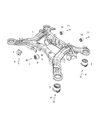 Jeep Crossmember Bushing Diagram - 68319615AA
