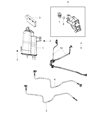 Jeep Compass Vapor Canister Diagram - 68339700AC