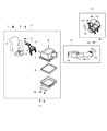Dodge Avenger Air Intake Coupling Diagram - 68045122AC