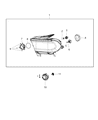 Dodge Durango Headlight Diagram - 68299133AA