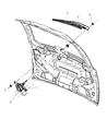 Dodge Grand Caravan Windshield Wiper Diagram - 68028440AA
