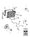 Chrysler Sebring Radiator Hose Diagram - 5058996AD