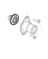Dodge Durango Thermostat Housing Diagram - 5192057AD