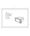 Dodge Caliber Antenna Diagram - 5064187AA