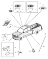 2017 Dodge Durango Dome Light Diagram - 68294378AA