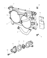 Chrysler Voyager Radiator Diagram - 4809238AD