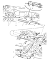 Dodge Grand Caravan Parking Brake Cable Diagram - 4721310AB