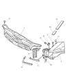 Dodge Sprinter 3500 Fender Diagram - 5104181AA