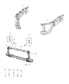 Ram Radiator Support Diagram - 68403786AD