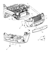 Jeep Compass Air Deflector Diagram - 68034796AA