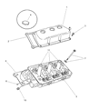 Chrysler Oil Filler Cap Diagram - 4865215AA