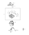 Ram ProMaster 2500 Relay Block Diagram - 68305537AA
