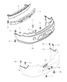 2004 Dodge Stratus Bumper Diagram - MR990731
