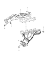 Jeep Exhaust Manifold Diagram - 5037637AD