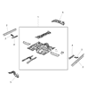 2012 Jeep Patriot Floor Pan Diagram - 5183908AD