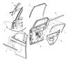 2010 Chrysler 300 Door Seal Diagram - 4805998AG