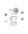 Chrysler HVAC Control Module Diagram - 68400512AC