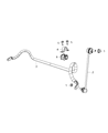 Jeep Compass Sway Bar Kit Diagram - 5105101AC