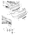 2012 Dodge Avenger Bumper Diagram - 68081866AB