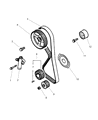 Chrysler Timing Belt Diagram - MD336149