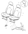 Chrysler PT Cruiser Seat Heater Diagram - 5114095AA