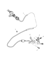 Dodge Ram 2500 Shift Cable Diagram - 52107847AG