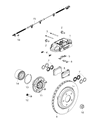 Jeep Grand Cherokee Brake Caliper Diagram - 68367050AC