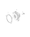Jeep Water Pump Gasket Diagram - 68096224AA