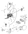 Dodge Caravan Door Handle Diagram - 4717400