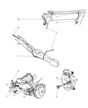 Dodge Ram Van Brake Line Diagram - V1129450AA