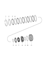Ram Brake Drum Diagram - 68244775AB