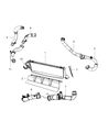Dodge Intercooler Diagram - 5191288AA