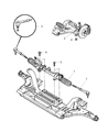 Chrysler PT Cruiser Rack And Pinion Diagram - 4656679AJ
