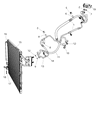 Jeep Wrangler A/C Hose Diagram - 55111376AB