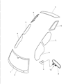 Dodge Magnum Windshield Diagram - 5137617AC