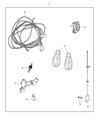 2008 Jeep Wrangler Transmitter Diagram - 5026074AR