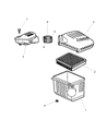 Jeep Grand Cherokee Air Intake Coupling Diagram - 4854014