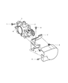 Chrysler Sebring Throttle Body Diagram - 5096294AA