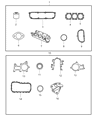2007 Dodge Grand Caravan Cylinder Head Gasket Diagram - 4781149AB