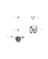 Chrysler 200 Air Bag Control Module Diagram - 56038972AE