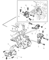Chrysler Grand Voyager Engine Mount Diagram - 4612412