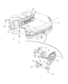 Dodge Viper Bumper Diagram - 5015296AA