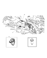 Jeep Commander Shift Knob Diagram - 52090499AC