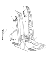 2007 Jeep Liberty Seat Belt Diagram - 5JW771J3AC