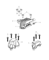 Dodge Dart Engine Mount Diagram - 68171877AA