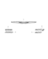 Chrysler 200 Emblem Diagram - 68174585AA