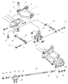 Chrysler Sebring Axle Beam Diagram - 4895262AC